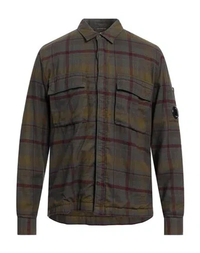C.p. Company C. P. Company Man Shirt Dark Green Size Xxl Cotton