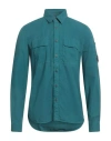 C.p. Company C. P. Company Man Shirt Deep Jade Size 3xl Polyamide In Green
