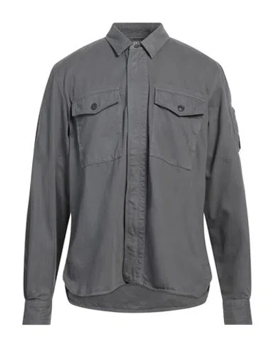 C.p. Company C. P. Company Man Shirt Grey Size Xl Cotton