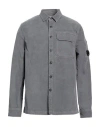 C.p. Company C. P. Company Man Shirt Grey Size S Cotton, Elastane