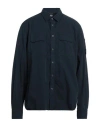 C.p. Company Gabardine Shirt Total Eclipse In Blue