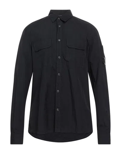 C.p. Company C. P. Company Man Shirt Midnight Blue Size S Polyamide