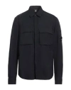 C.P. COMPANY C. P. COMPANY MAN SHIRT MIDNIGHT BLUE SIZE S POLYESTER, WOOL, ELASTANE