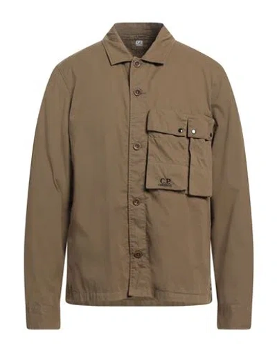 C.p. Company C. P. Company Man Shirt Military Green Size 3xl Cotton In Green