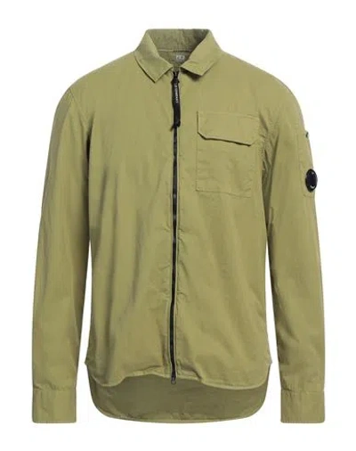 C.p. Company C. P. Company Man Shirt Military Green Size 3xl Cotton In Olive Green