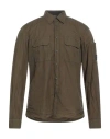 C.p. Company C. P. Company Man Shirt Military Green Size Xxl Polyamide In Green