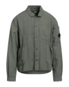 C.p. Company C. P. Company Man Shirt Military Green Size Xl Cotton, Linen
