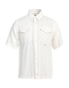 C.p. Company C. P. Company Man Shirt Off White Size S Linen