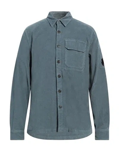 C.p. Company C. P. Company Man Shirt Pastel Blue Size L Cotton, Elastane
