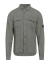 C.p. Company C. P. Company Man Shirt Sage Green Size S Linen