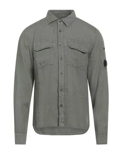 C.p. Company C. P. Company Man Shirt Sage Green Size S Linen
