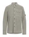 C.p. Company C. P. Company Man Shirt Sage Green Size Xl Cotton, Elastane