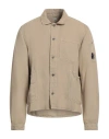 C.p. Company C. P. Company Man Shirt Sand Size S Cotton, Linen In Beige