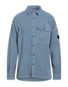 C.p. Company C. P. Company Man Shirt Sky Blue Size Xxl Cotton, Elastane