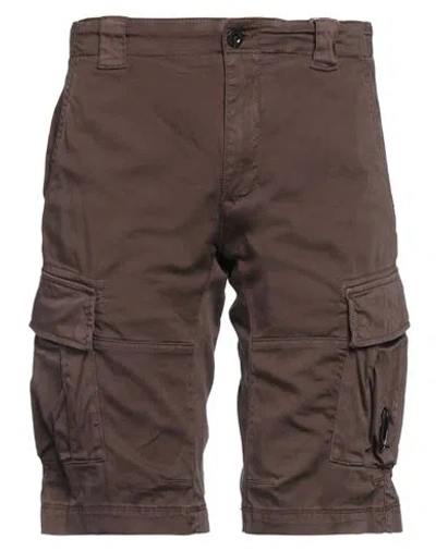 C.p. Company C. P. Company Man Shorts & Bermuda Shorts Chocolate Brown Size 30 Cotton, Elastane