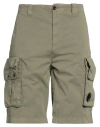 C.p. Company C. P. Company Man Shorts & Bermuda Shorts Military Green Size 34 Cotton, Elastane