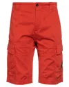 C.p. Company C. P. Company Man Shorts & Bermuda Shorts Red Size 26 Cotton, Elastane