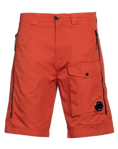 C.p. Company C. P. Company Man Shorts & Bermuda Shorts Tomato Red Size 38 Cotton