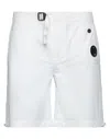 C.p. Company C. P. Company Man Shorts & Bermuda Shorts White Size 26 Polyamide, Elastane