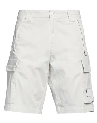 C.p. Company C. P. Company Man Shorts & Bermuda Shorts White Size 36 Cotton, Elastane