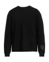 C.p. Company C. P. Company Man Sweater Black Size 3xl Wool, Polyamide In Blue