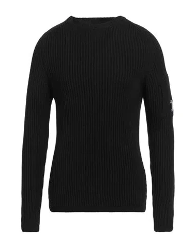 C.p. Company C. P. Company Man Sweater Black Size 40 Wool, Acrylic
