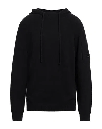 C.p. Company C. P. Company Man Sweater Black Size 44 Polyamide, Wool In Black