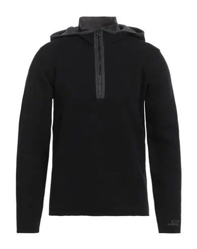 C.p. Company C. P. Company Man Sweater Black Size 40 Cotton, Polyamide, Wool, Synthetic Fibers, Alpaca Wool