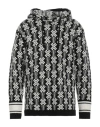 C.p. Company C. P. Company Jacquard Hooded Jumper In Black