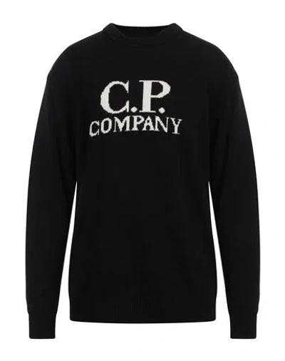 C.p. Company C. P. Company Man Sweater Black Size 46 Wool, Polyamide