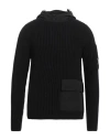 C.p. Company C. P. Company Man Turtleneck Black Size 34 Wool, Polyamide In Black