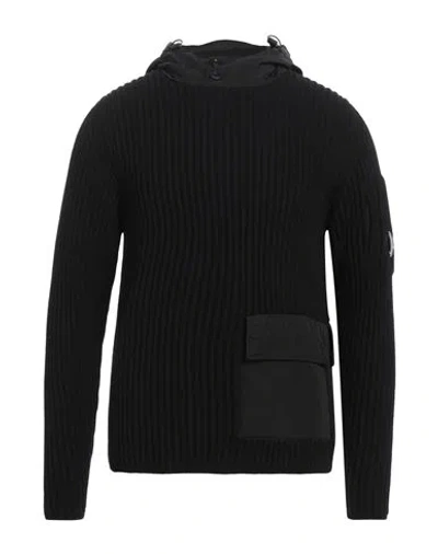 C.p. Company C. P. Company Man Turtleneck Black Size 34 Wool, Polyamide