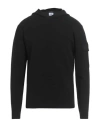 C.p. Company C. P. Company Man Sweater Black Size Xl Lambswool, Polyester In Black