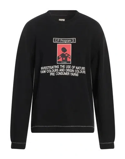 C.p. Company C. P. Company Man Sweater Black Size Xxl Cotton