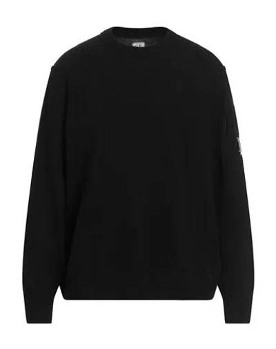 C.p. Company C. P. Company Man Sweater Black Size Xxl Wool, Polyamide