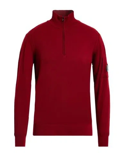 C.p. Company C. P. Company Man Sweater Brick Size 44 Virgin Wool, Polyester In Red