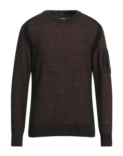 C.p. Company C. P. Company Man Sweater Brown Size 34 Polyamide, Wool