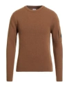 C.p. Company C. P. Company Man Sweater Brown Size 36 Wool, Polyamide