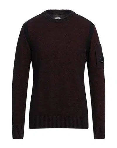 C.p. Company C. P. Company Man Sweater Burgundy Size 38 Polyamide, Wool In Red