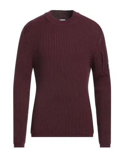 C.P. COMPANY C. P. COMPANY MAN SWEATER BURGUNDY SIZE XXL VIRGIN WOOL, POLYESTER