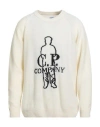 C.p. Company C. P. Company Man Sweater Cream Size 44 Wool, Polyamide