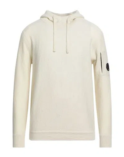 C.p. Company C. P. Company Man Sweater Cream Size 46 Wool In Neutral