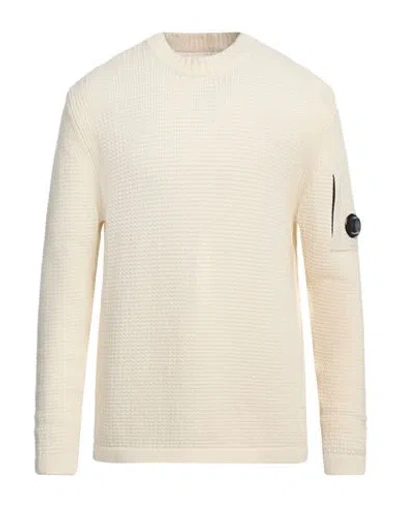 C.P. COMPANY C. P. COMPANY MAN SWEATER CREAM SIZE 48 WOOL, POLYAMIDE