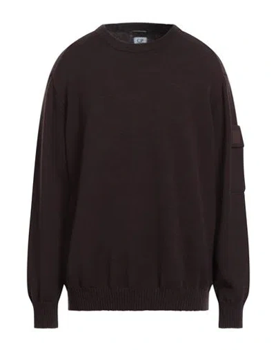 C.p. Company C. P. Company Man Sweater Dark Brown Size Xxl Virgin Wool, Polyester