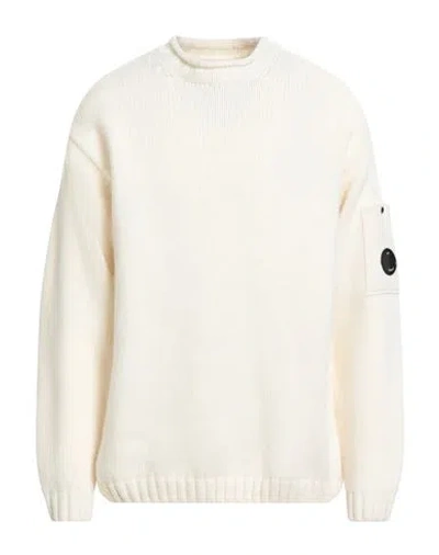 C.P. COMPANY C. P. COMPANY MAN SWEATER IVORY SIZE 44 WOOL, POLYAMIDE