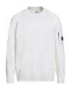 C.p. Company C. P. Company Man Sweater Ivory Size Xl Wool, Polyamide In White
