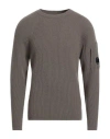 C.p. Company C. P. Company Man Sweater Khaki Size 3xl Wool, Polyamide In Brown