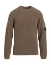 C.p. Company C. P. Company Man Sweater Khaki Size Xxl Cotton In Brown