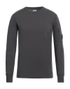 C.p. Company C. P. Company Man Sweater Lead Size 34 Virgin Wool, Polyester In Grey