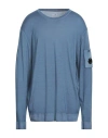 C.p. Company C. P. Company Man Sweater Light Blue Size 3xl Wool In Blue